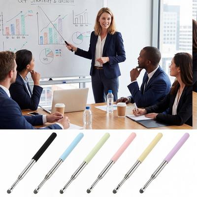 Five Sections Digital Pen Retractable Teaching Sticks Whiteboard Writing Presentation