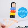 DARUMAX Magic Wooden Marionette Unbreakable Wooden Toy Doll Magic Trick