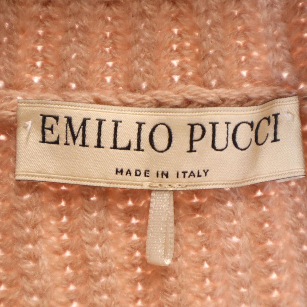 Beauty Products Emilio Pucci Made In Italy 100% Cashmere Long Sleeve Short Turtleneck Sweater Women Used