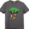 Panda T Shirt Cute Cartoon Animal Tree Graphic Playful Panda Design Tee