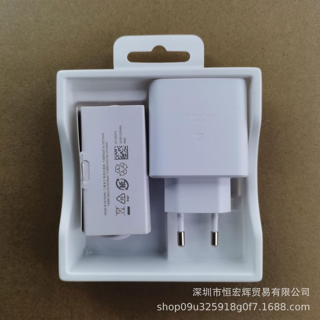 Compatible with Samsung Original 45W Charger and Cable, EU Spec, White for S22 Ultra, Note 20, Note 20 Plus