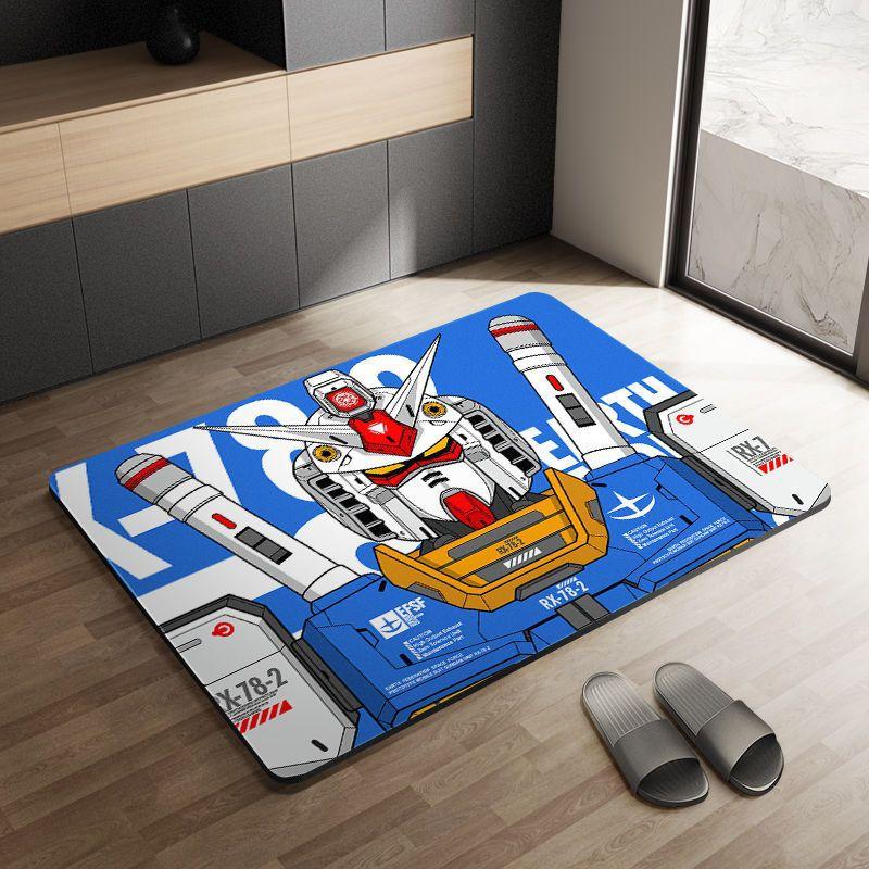 Diatom Mud Floor Mat Bathroom Water Absorption Non-slip Quick-drying Door Mat Toilet Toilet Door Foot Mat