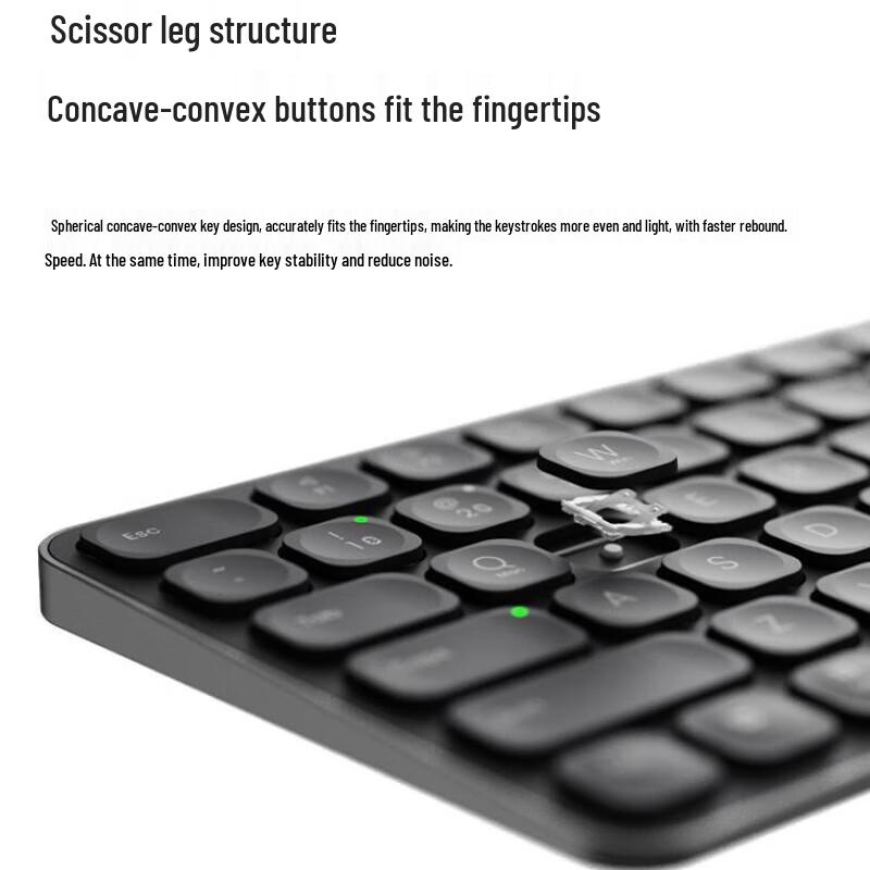 Rapoo Multi-mode Wireless Silent Keyboard and Mouse Combo