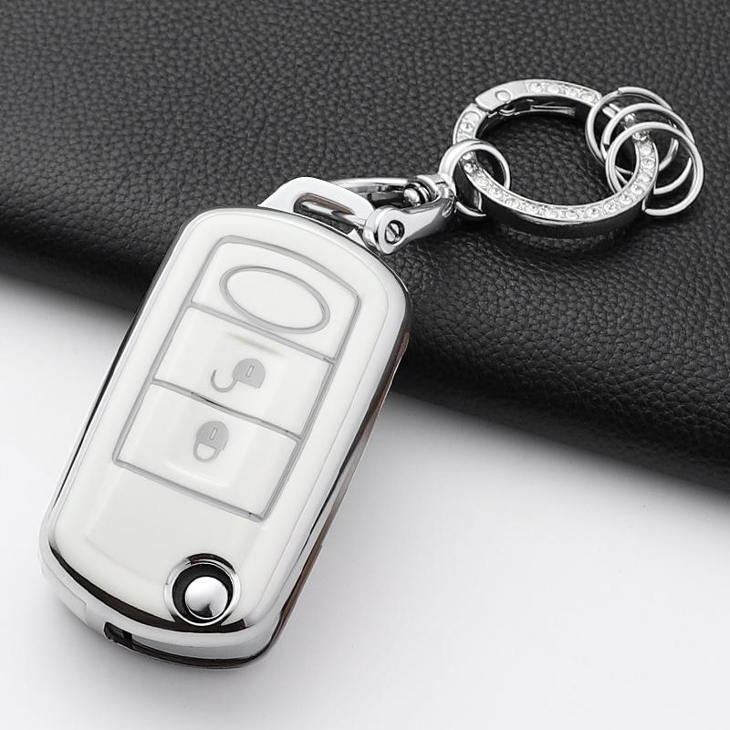 Mode TPU Autosleutelhoes Cover Shell Voor Range Rover Sport Vouge Land Rover Discovery 3 2006 2007 2008 2009 Keyless Accessoires