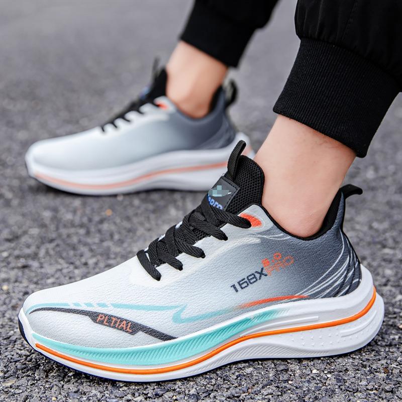 Men S Large Size Low Top Breathable Mesh Soft Sole Lightweight Running Shoes