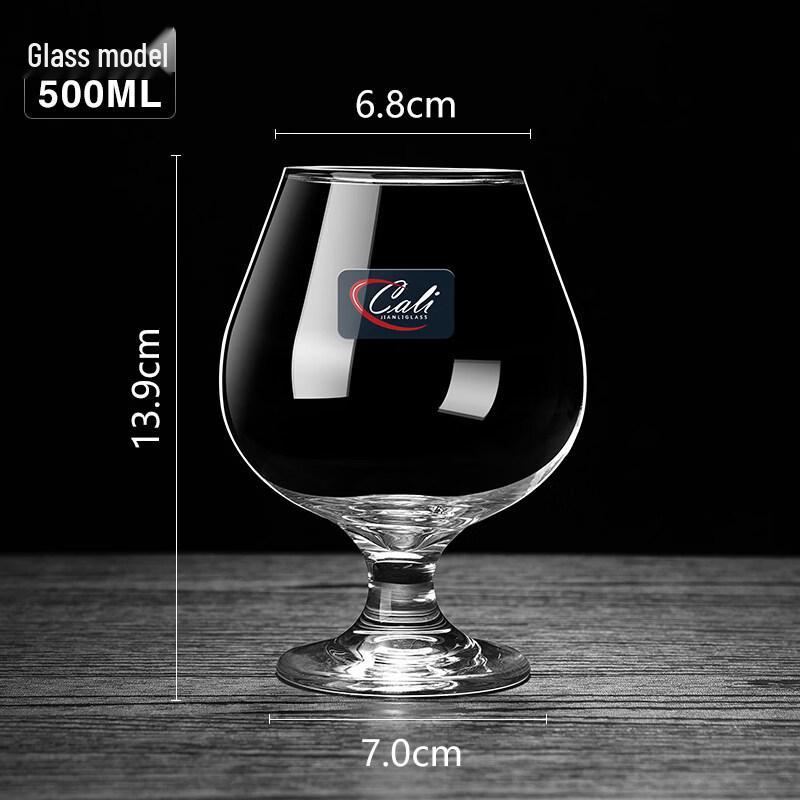 ZISIZ European Style Handmade Brandy Glass