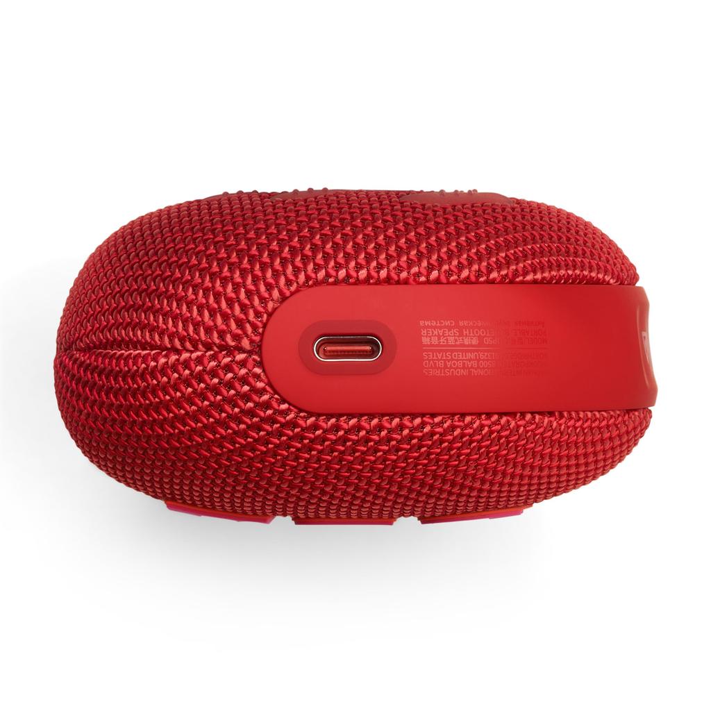 JBL CLIP5 Portable Bluetooth Speaker USB-C Charging IP67 Dustproof Waterproof Carabiner Passive Radiator Red