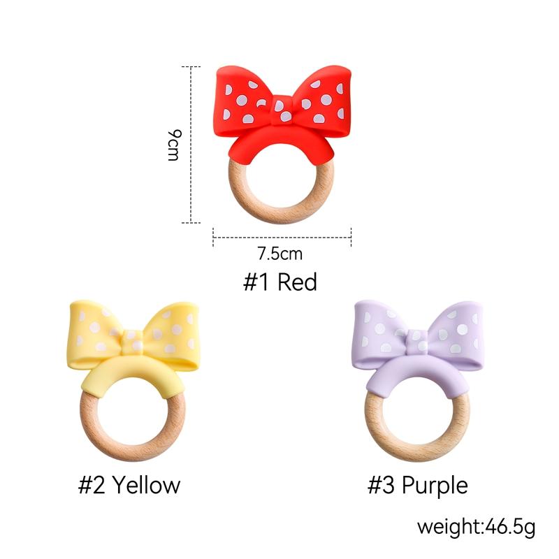 1 Stück Baby Silikon Beißring Zahnungs Kauspielzeug Bpa Frei Silikon Diy Schnullerkette Halsketten Anhänger Cartoon Tier Beißringe