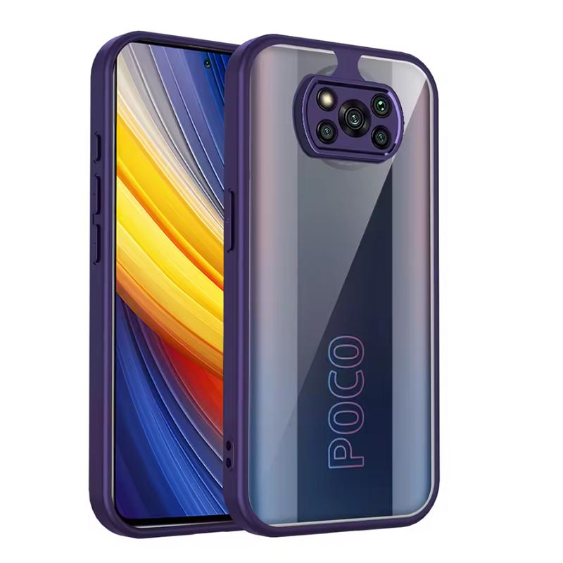 

Чехол для Xiaomi Poco X3 Pro Чехол для телефона Poco X3 Чехол Poco X3 NFC Подушка Ударопрочный Силиконовый Бампер Прозрачная Матовая Задняя Панель Жесткий Poco X3