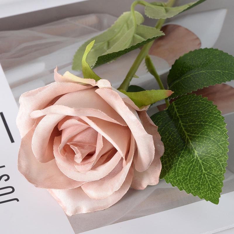 Artificial Silk Rose Bouquet for Wedding and Home Decoration