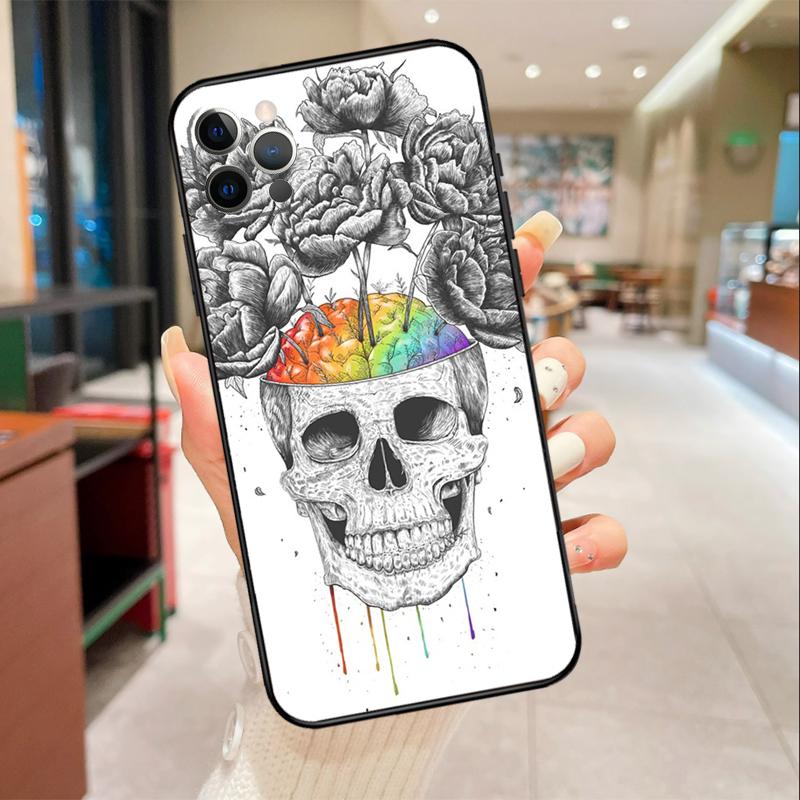 Medical Human Organs Brain Phone Case For iPhone 16 15 14 11 12 13 17 Pro Max mini 15 Plus 16e 17 Air Protective Cover