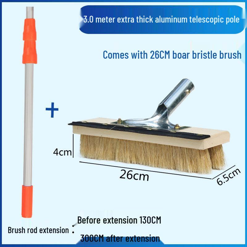 Truck & Bus Cleaning Boar Bristle Brush and Snow Mop