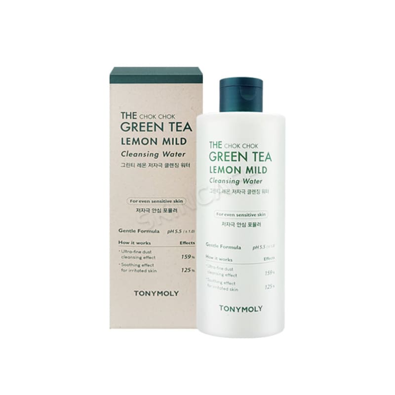 

Tony Moly The Chok Chok Green Tea Lemon Low-Irritation Cleansing Water 300ml