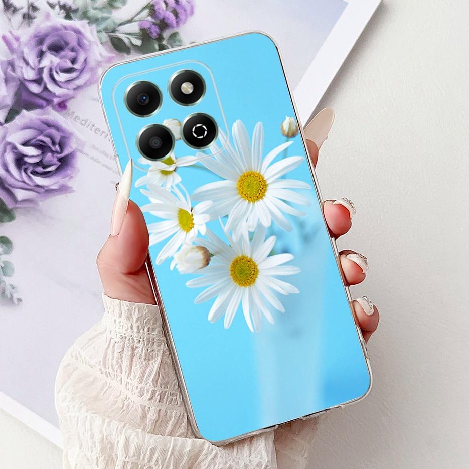 Für Honor X6b Hülle JDY-LX1 JDY-LX2 Niedliche Glückskarpfen Bemalte Abdeckung Weiche Dünne Handyhülle Für Honor X6a X 6b HonorX6a HonorX6b Fundas