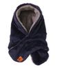 Cliff Mayer Ninja Hooded Boa Mocha Scarf, Reversible, Fabric, Unisex, Men's, Women's, Juniors, Kids, Medium,