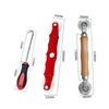 Screen Tool Screen Tool Roller Solid Wood Ergonomic Handle Double Carbon Steel