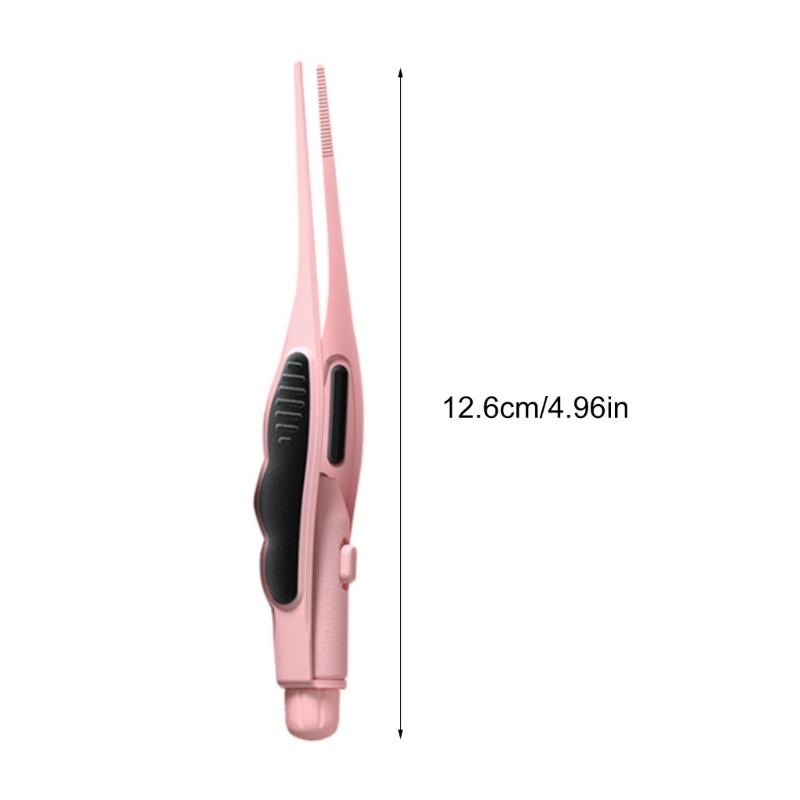 LED Ear Wax Removal Tweezers Anti-Skid Ear Pick Tool Kit with Brightness Light Ear Curette Safety Earwax Cleaning Tool