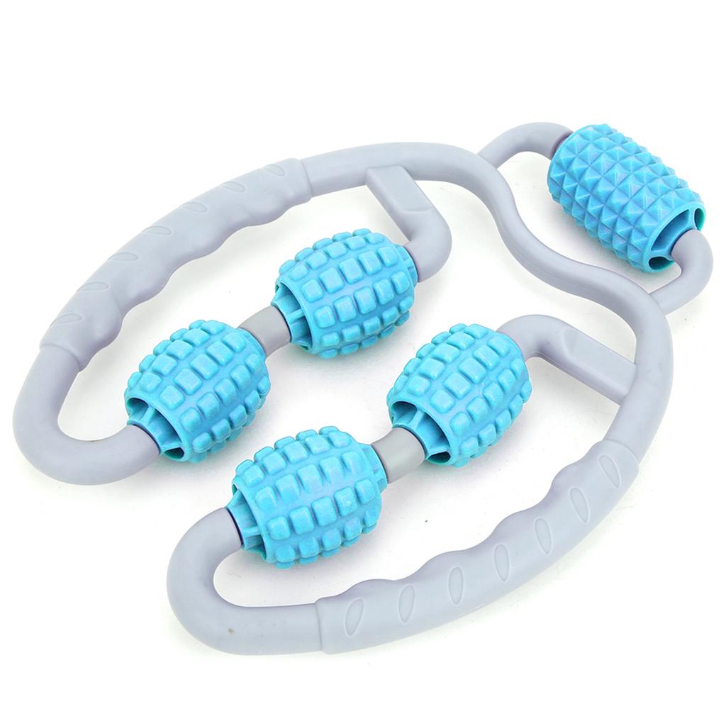 Clamp Leg Massager Handheld 360 Degree All Surrounded Massage Relax Calf Muscle Yoga Fitness Equipmentblue