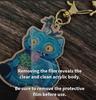 K-POP Demon Hunters Korean Blue Tiger Derpy Keyring Set, Knot Bracelet (3 Options)