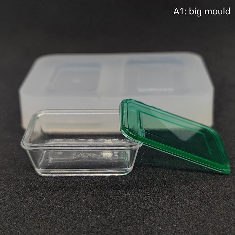 Miniature Dollhouse Crispers Silicone Mold Dollhouse Kitchen Tableware Accessories Pretend Play Toys