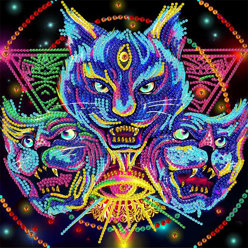 5D Tribal Beauty DIY Diamond Painting Kit – Rhinestone Sticker Decorative Art, Handmade Craft