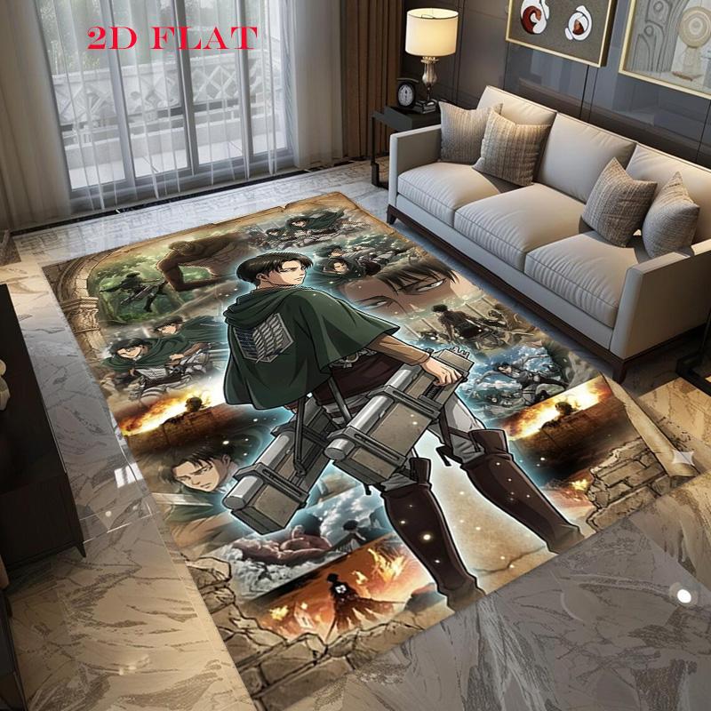 Attack Titan Anime Print Carpet Doormat Floor Mats Doormat Dormitory Decoration Bathroom Mat