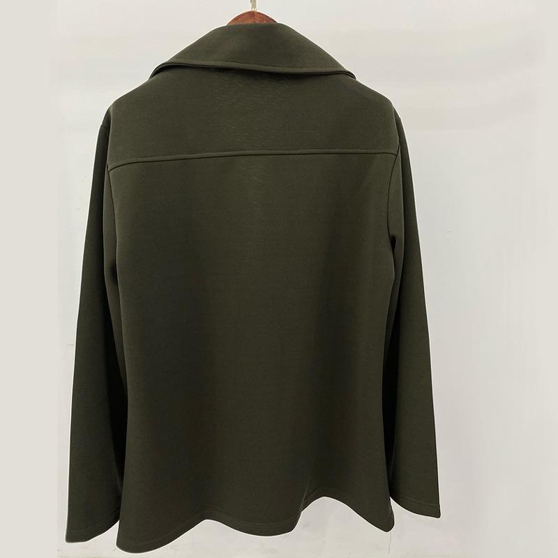 Autumn and Winter New Trench Coat Business Men's Woolen Mid-length Trench Coat Double Breasted Casual Trench Coat