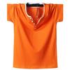 Men's 8XL Trendy V-Neck Short-Sleeve T-Shirt, Korean Style