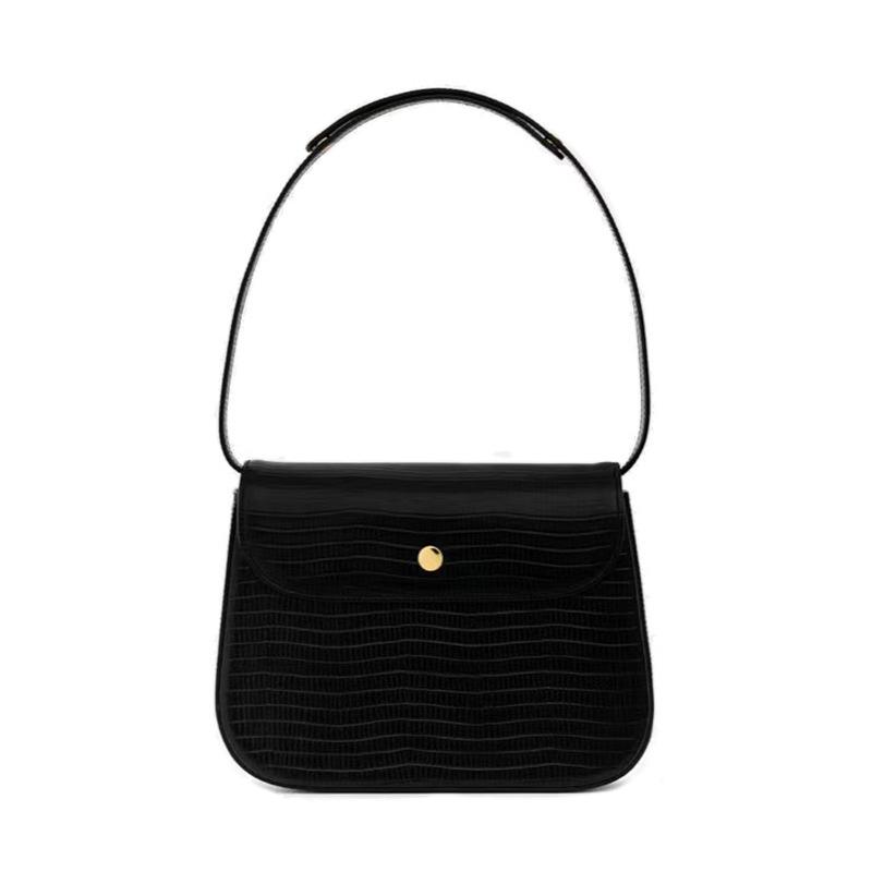 

Сумка через плечо Personality Black Classic Lizard Style Underarm Bag Girl чёрный