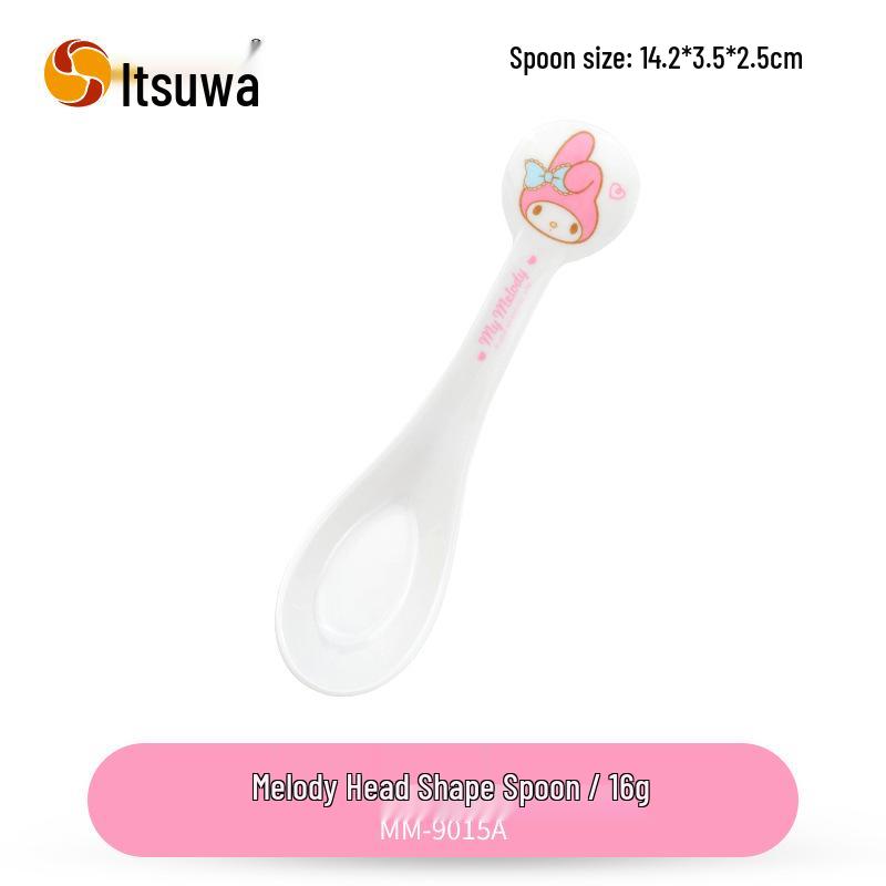 Wuhe Melody Cute Cartoon Tableware Set: Baby Bowl, Plate, and Spoon