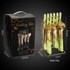 Gold Ceramic Handle 24-Piece Western Cutlery Set