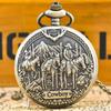 Classic Western Riding Cowboy Horse Quartz Pocket Watch Retro Men's Women's Necklace Pendant Gift