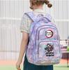 Anime Demon Slayer Printed Backpack Schoolbag Student Teenager Bookbag for Boy Girl Backpack Large Capacity Waterproof Travel Bag Mochila Rucksack