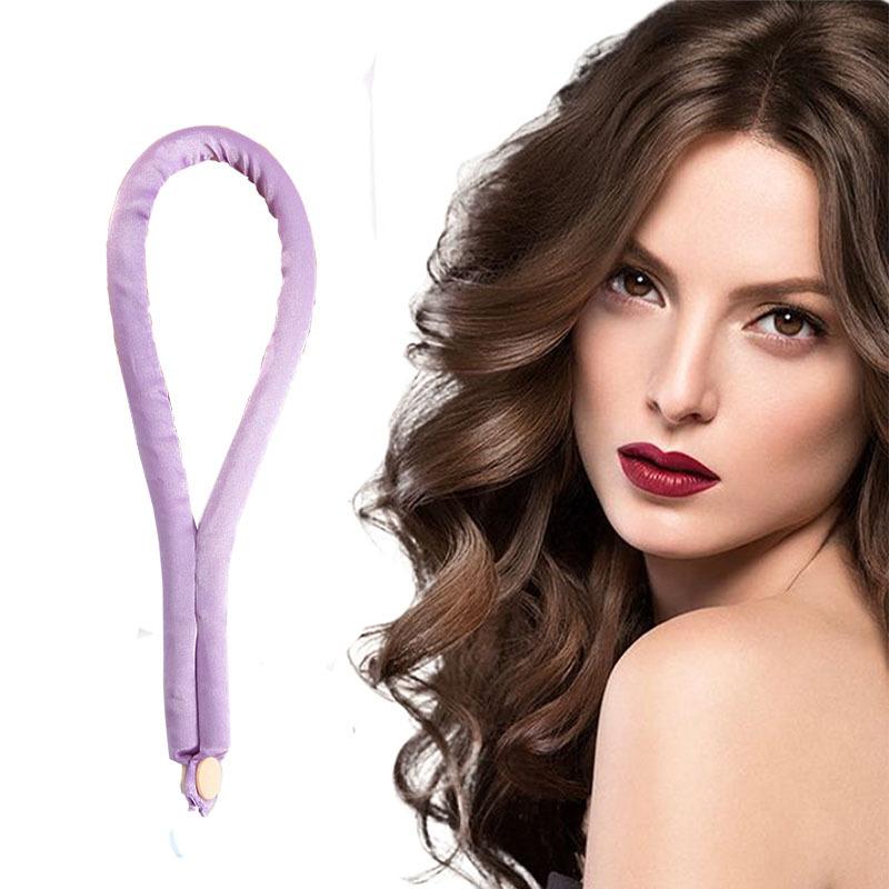 

Lazy sleep curling iron Curling cover set No heat curling iron Curling hair artifact фіолетовий