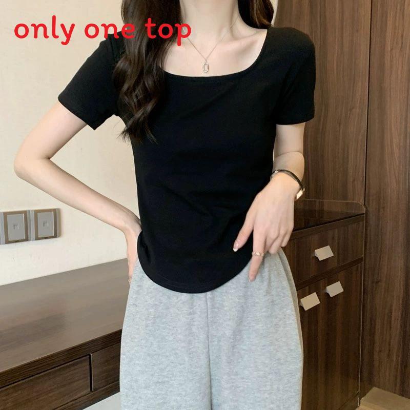 Tshirt For Women Summer Lace Panel Vneck Short Sleeve With Bow Embroidery Oversize Style