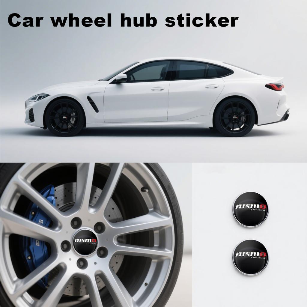 New Car Wheel Center Hub Cap Rim Cover Emblem Sticker For Nismo Nissans Tiida Teana Skyline Juke X-trail Almera Qashqai Goods