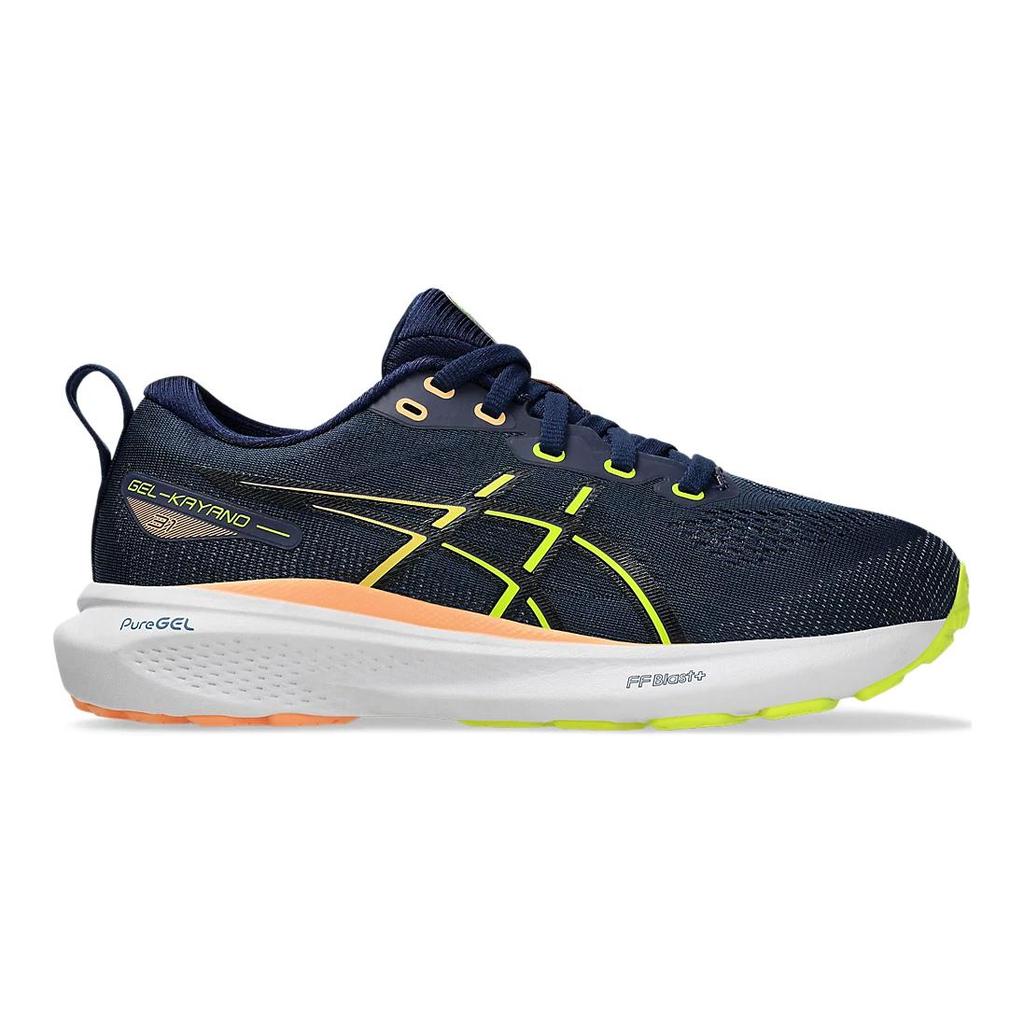 Asics Gel Kayano 31 Anti Kick Cushioning Waterproof Low top Kids' Running Shoes Dark Blue Black Kids' 1014A342-400