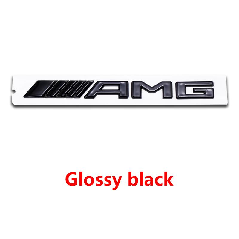 3D ABS AMG Letters Rear Trunk Emblem Badge Sticker For Mercedes Benz W205 W206 W213 W214 2017-2025 Auto Car Styling Accessories