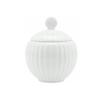 Lubiana Daisy Cukiernica 250Ml Z Pokrywką + Mlecznik 300Ml Biała Porcelana