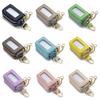 Exquisite Leather Car Key Pouch Portable Small Item Bag Shopping Hanging Coin Purse  Lipsticks