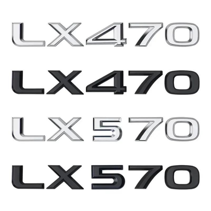 ABS für Lexus LX470 LX570 Logo IS300 ES250 ES350 IS250 CT200H GS350 NX200T Auto Heckklappe Emblem Abzeichen Aufkleber Auto Zubehör