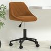 Day and Night - Day and Night Brown Velvet Swivel Office Chair