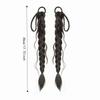2Pcs Ear Rabbit-style Handmade Braids Pony Tails Long Twist Braid Hairpiece  for Women