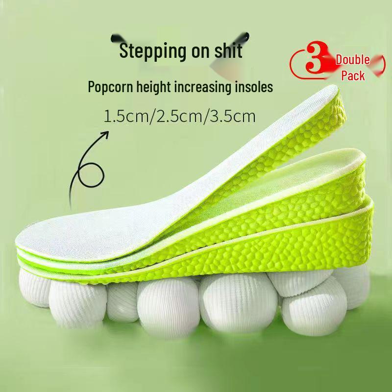 

Стельки для увеличения роста унисекс: Влаговпитывающий, Дезодорирующий, Амортизирующий, Дышащий, Мягкая подошва, Невидимый подъем 37-38 Trim to Fit