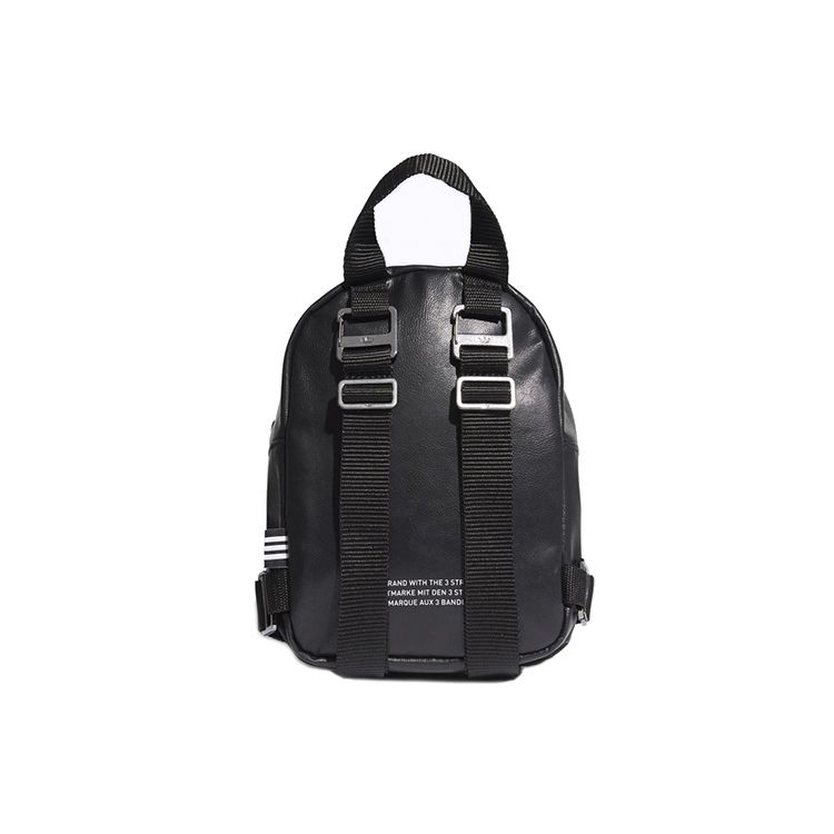 Adidas Originals Classic Logo Sports Casual Mini Backpack Women Backpacks Black ED5882