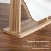 Aige Large Wooden Rotating Folding Makeup Mirror