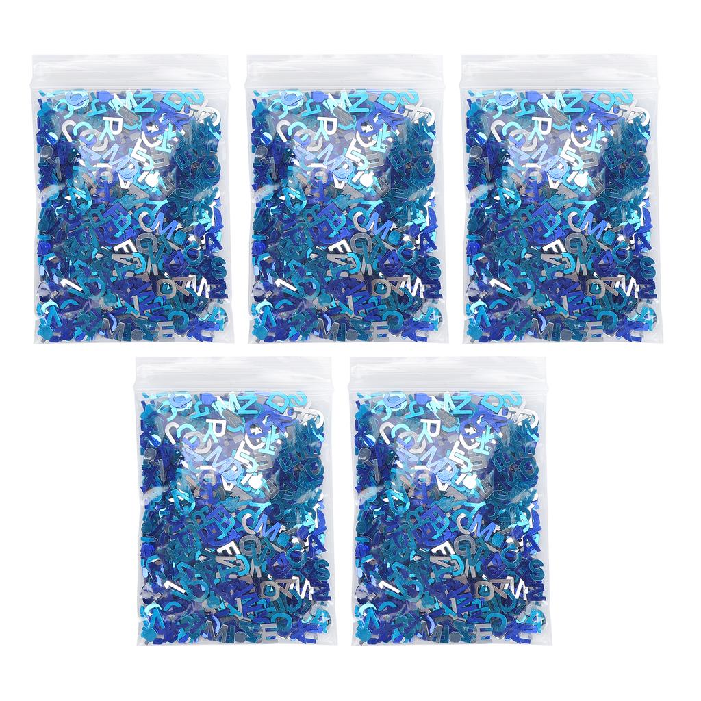 8mm Blue Confetti Party Glitter Sequin Table Decorations for Thanksgiving Day BaptismLetter