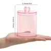 Transparent Cotton Swab Storage Box Portable Makeup Cosmetic Organizer Dust-proof Acrylic Jewelry Storage Container Makeup Tools