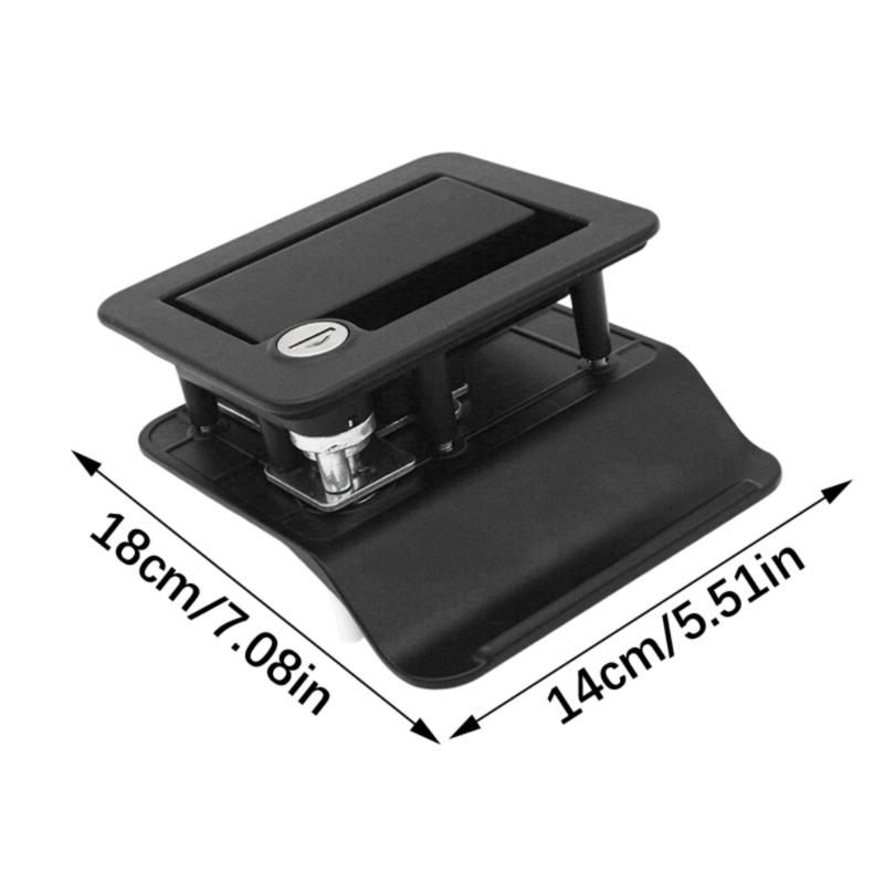 Waterproof Entry Door Lock Campers Marine Lock Aluminum Construction Double Side Access For Campers Trailers