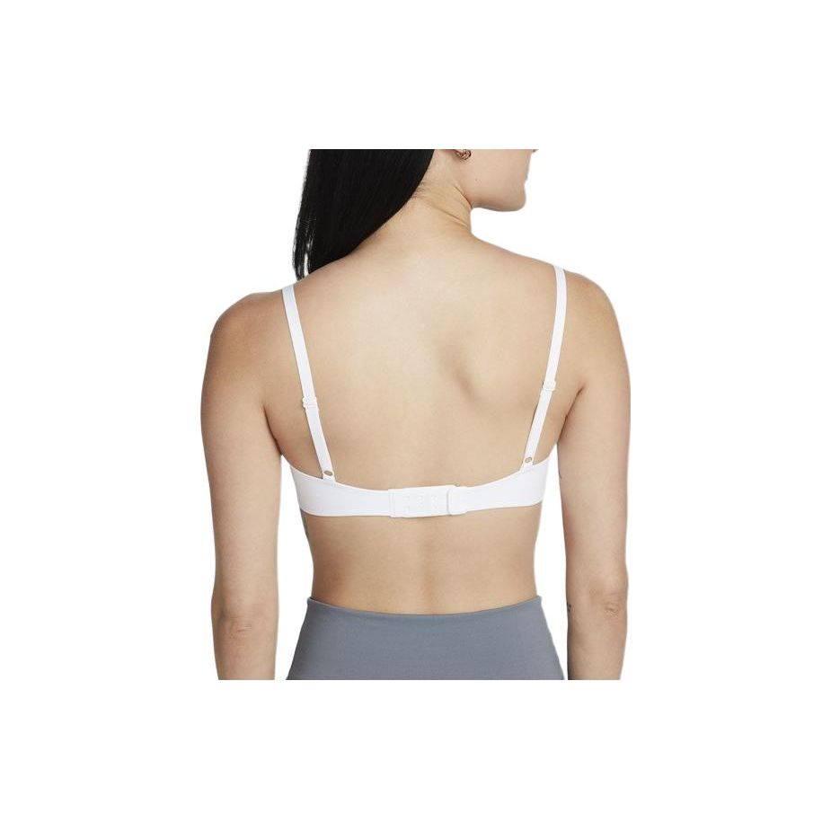 Nike Dri-FIT Alate Minimalist Low Intensity Support Sports Bra Women Underwear White DM0527-100
